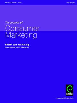 cover image of Journal of Consumer Marketing, Volume 19, Issue 7